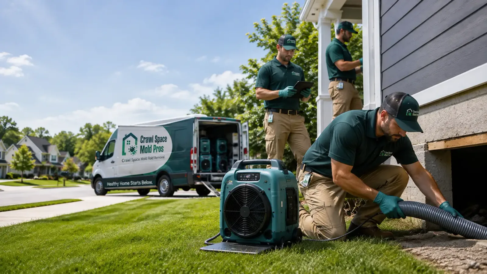 Crawl Space Mold Removal in Nesconset, NY